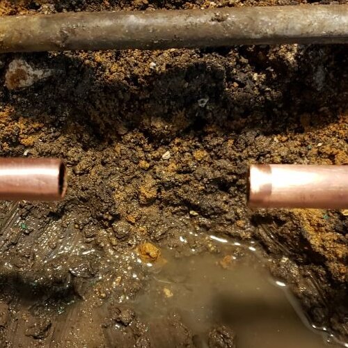 A Copper Pipe Leak